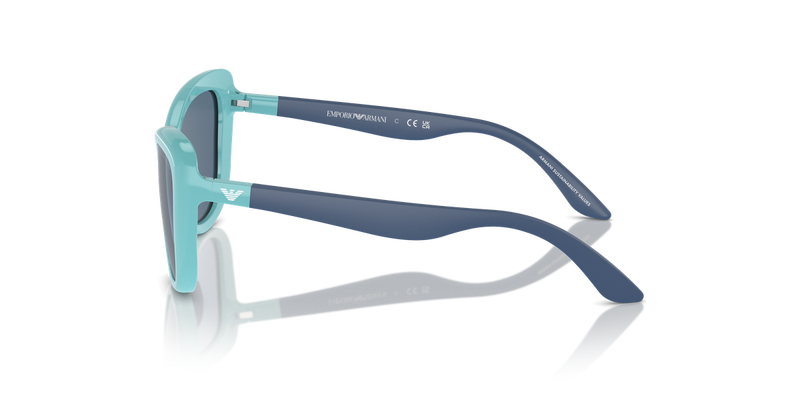 Emporio Armani Kids 0EK4004 in Shiny Azure - Alternate View