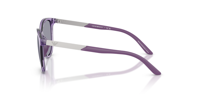 Emporio Armani Kids 0EK4007U in Shiny Transparent Violet - Alternate View