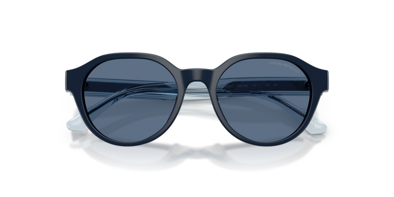 Emporio Armani Kids 0EK4008U in Shiny Blue - Side View