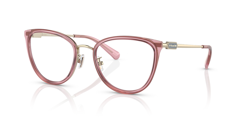Coach HC5146 in Transparent Pink / Demo Lens (9416) - Front View