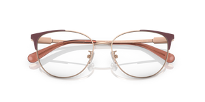 Shiny Rose Gold Light Eggplant / Demo Lens (9419)