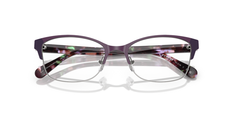Coach HC5176 in Silver/Amethyst / Demo Lens (9447) - Side View