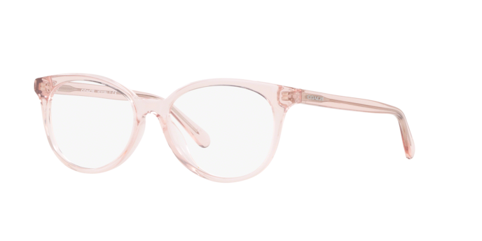 Coach HC6138U in Transparent Pink / Demo Lens (5556) - Alternate View
