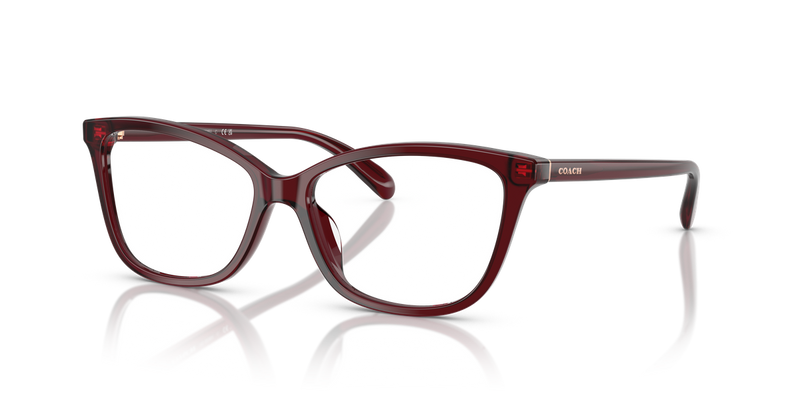 Coach HC6206U in Milky Burgundy / Demo Lens (5393) - Front View