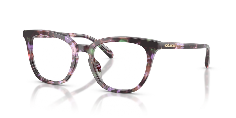 Coach HC6222U in Amethyst Pearl Tortoise / Demo Lens (5843) - Front View