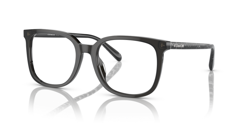 Coach HC6227U in Transparent Dark Grey / Demo Lens (5793) - Front View