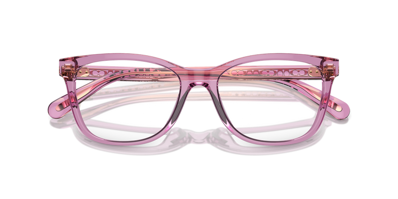 Coach HC6235U in Transparent Amethyst / Demo Lens (5823) - Alternate View