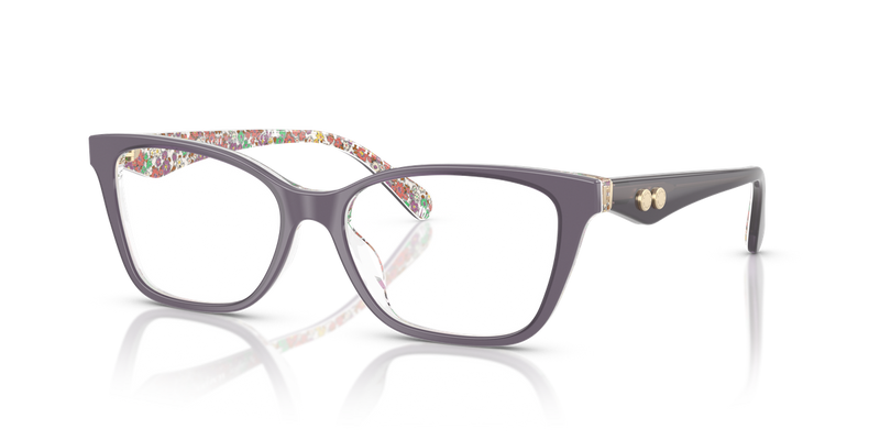 Coach HC6248U in Milky Violet/Floral Field / Demo Lens (5895) - Alternate View