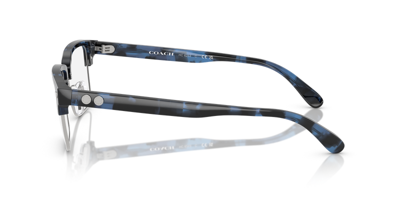 Coach HC6253 in Blue Tortoise / Demo Lens (5754) - Back View