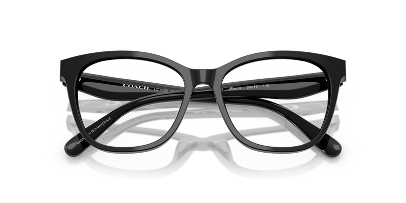 Coach HC6256U in Black / Demo Lens (5002) - Side View