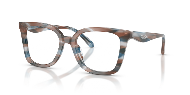 Coach HC6274U in Striated Maple/Blueberry / Demo Lens (5899) - Alternate View