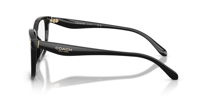 Coach HC6276U in Black / Demo Lens (5002) - Back View