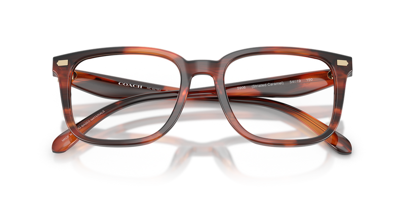 Coach HC6276U in Striated Caramel / Demo Lens (5906) - Alternate View