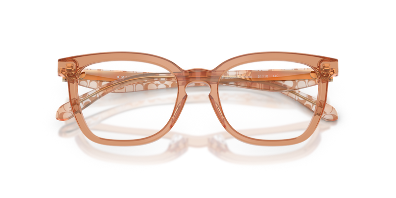 Coach HC6288U in Transparent Brown / Demo Lens (5937) - Alternate View