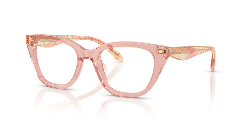 Coach HC6289U in Transparent Peach / Demo Lens (5943) - Alternate View
