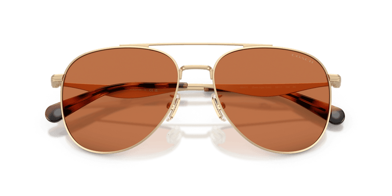 Coach CDP40 in Satin Light Gold / Amber Solid (900573) - Alternate View