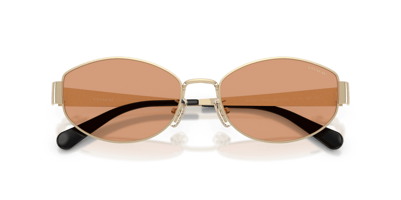 Coach CDP44 in Shiny Light Gold / Light Brown Solid (900584) - Alternate View