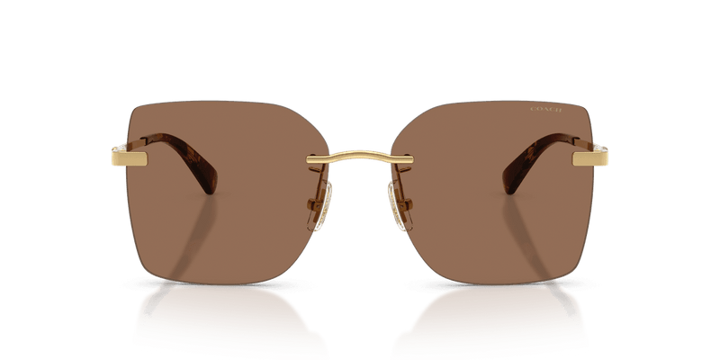 Coach CDP45 in Shiny Gold / Brown Solid (944113) - Alternate View