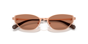 Shiny Rose Gold / Light Brown Solid (9407/3)
