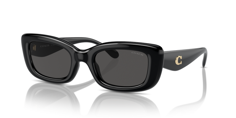 Coach CR610 in Black / Grey Solid (500287) - Front View