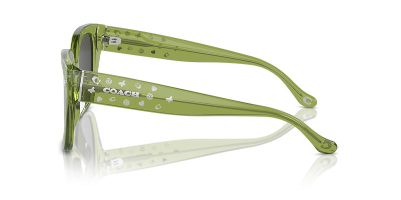 Coach CR611 in Transparent Key Lime / Grey Solid (581087) - Alternate View