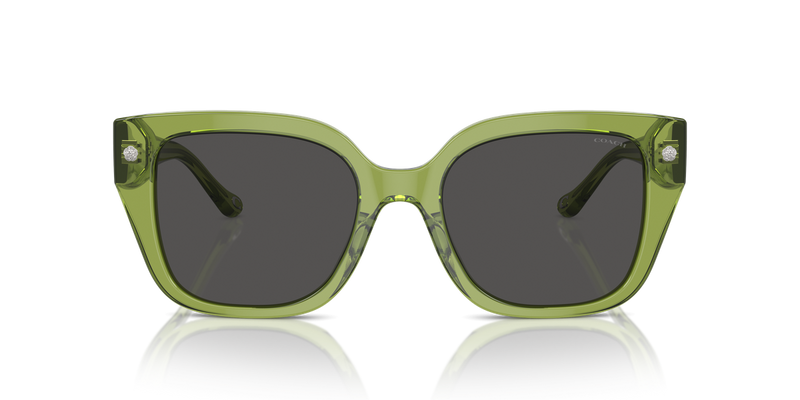 Coach CR611 in Transparent Key Lime / Grey Solid (581087) - Alternate View