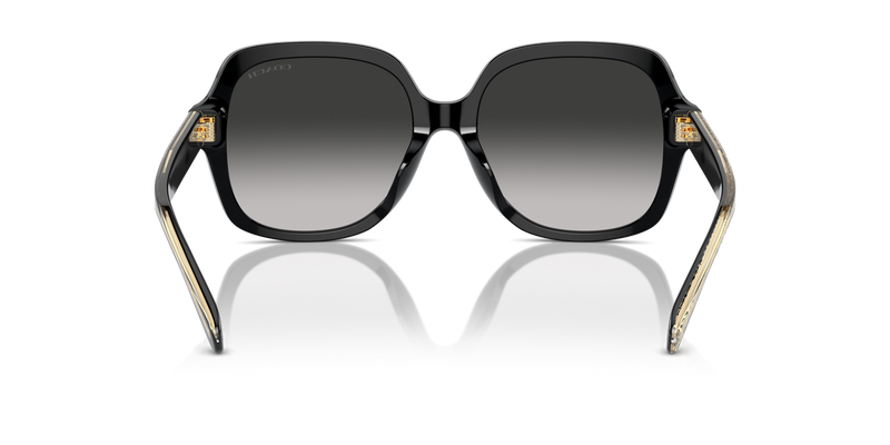 Coach CR614 in Black / Grey Gradient (50023C) - Temple Detail