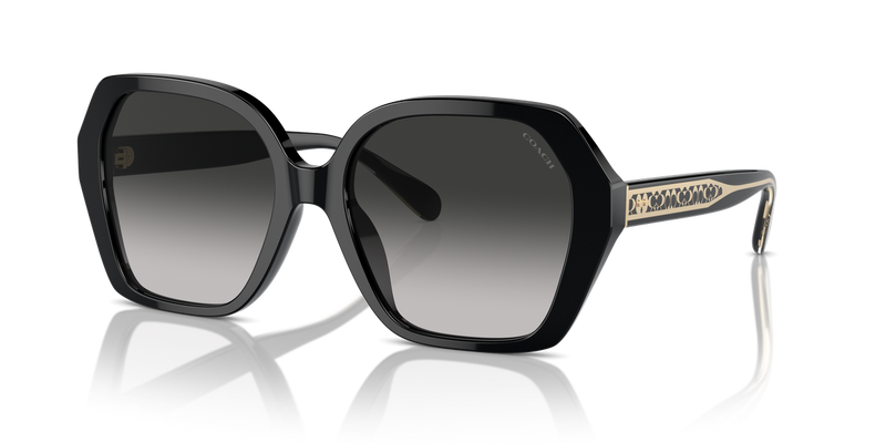 Coach CR615 in Black / Grey Gradient (50023C) - Front View