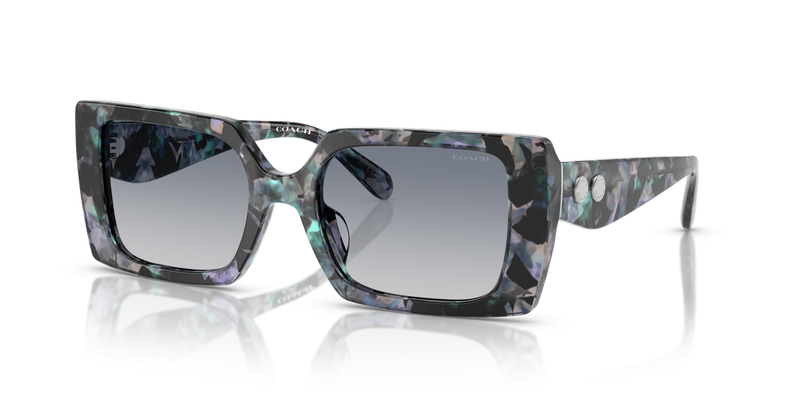Coach CW224 in Blue Pearl Tortoise / Blue Purple Gradient (584535) - Alternate View