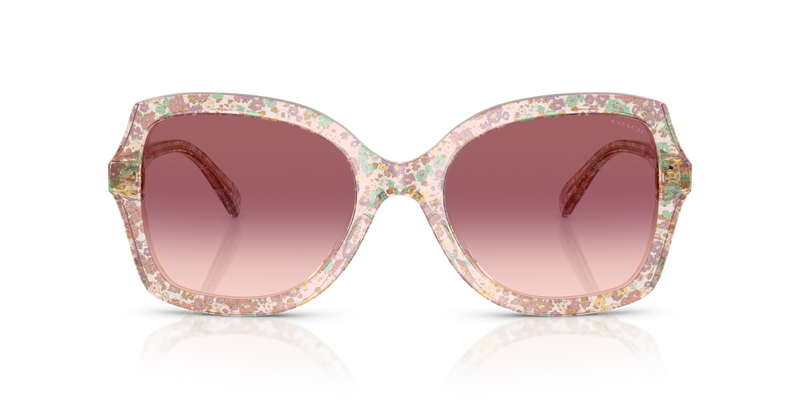 Coach CW225 in Transparent Floral Field / Purple Pink Gradient (58947W) - Alternate View