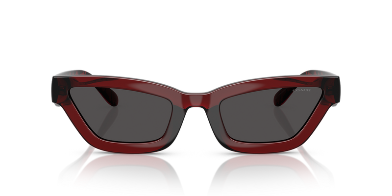Coach CAD28 in Transparent Deep Red / Grey Solid (587487) - Alternate View