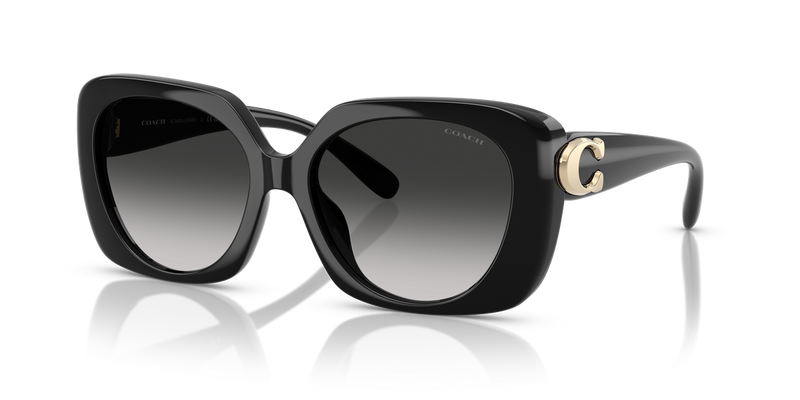 Coach CAD33 in Black / Grey Gradient (50023C) - Front View