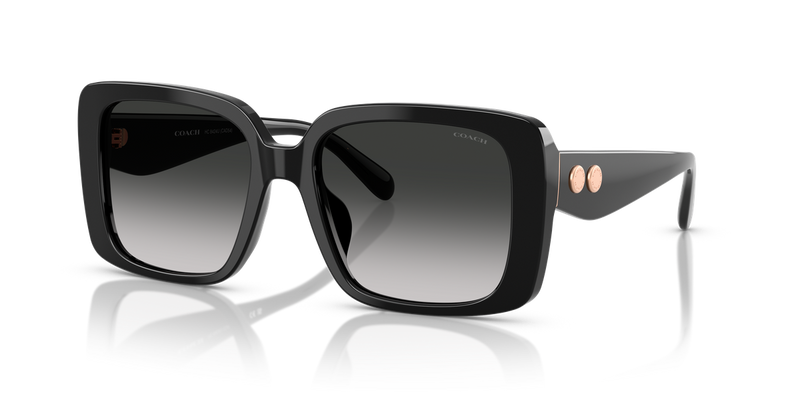 Coach CAD55 in Black / Grey Gradient (50023C) - Front View