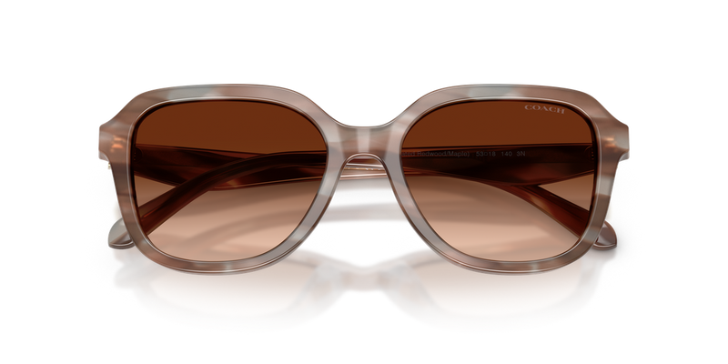 Coach CBY87 in Striated Redwood/Maple / Brown Gradient (590174) - Alternate View