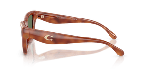 Caramel Tortoise / Green Solid (577482)