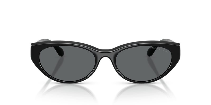 Coach CDP42 in Black / Grey Solid Polarized (500281) - Alternate View
