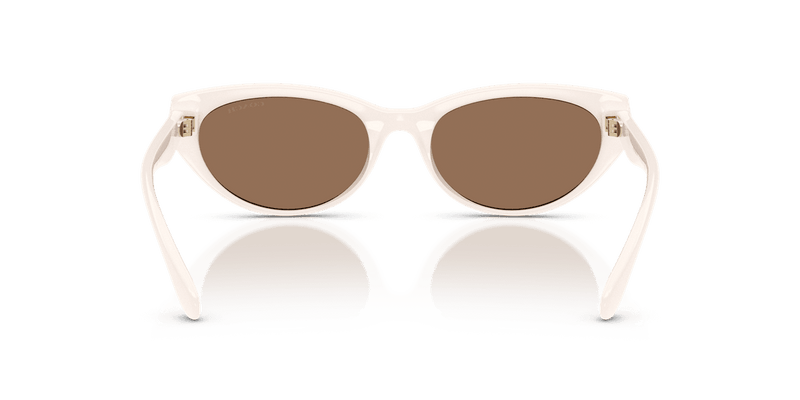 Coach CDP42 in Milky Cloud / Brown Solid (579073) - Back View