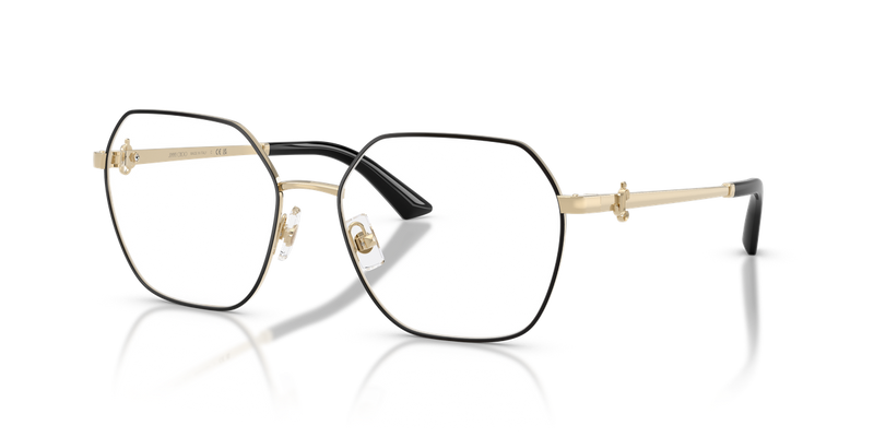 Jimmy Choo JC2023B in Pale Gold/Black - Alternate View
