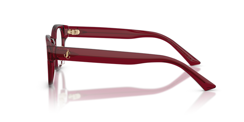 Jimmy Choo JC3058D in Transparent Red - Alternate View