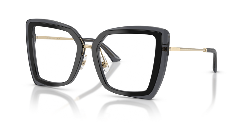 Jimmy Choo JC3059 in Black/Transparent Grey - Alternate View