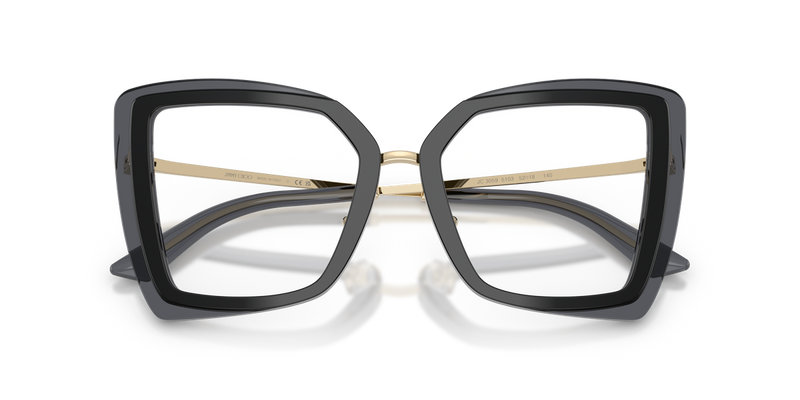 Jimmy Choo JC3059 in Black/Transparent Grey - Alternate View