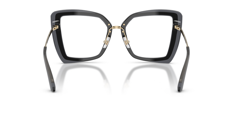 Jimmy Choo JC3059 in Black/Transparent Grey - Alternate View