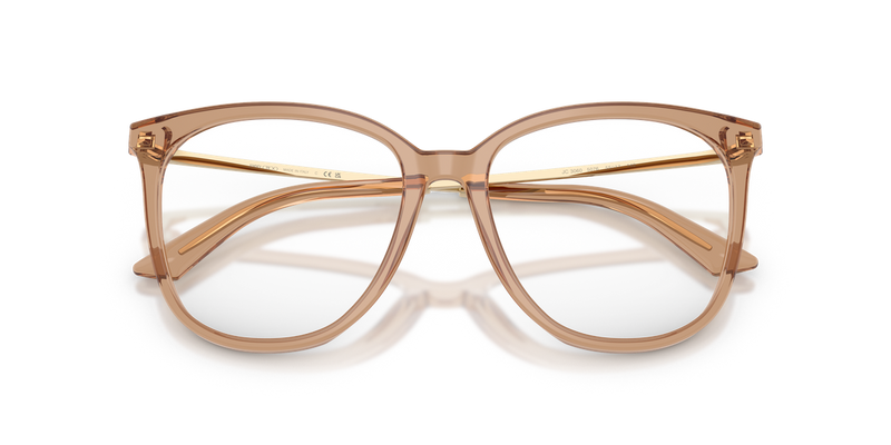 Jimmy Choo JC3060 in Transparent Tan - Side View