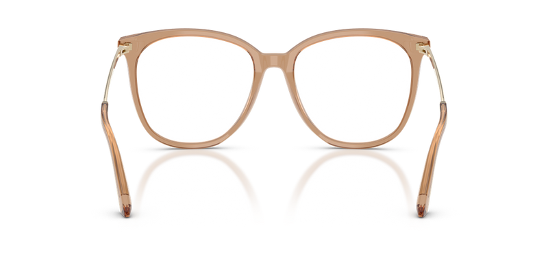 Jimmy Choo JC3060 in Transparent Tan - Temple Detail