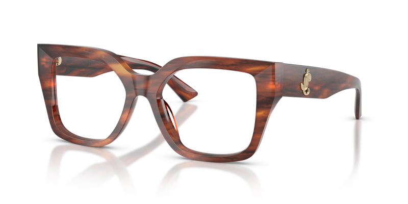 Jimmy Choo JC3069U in Striped Brown - Alternate View