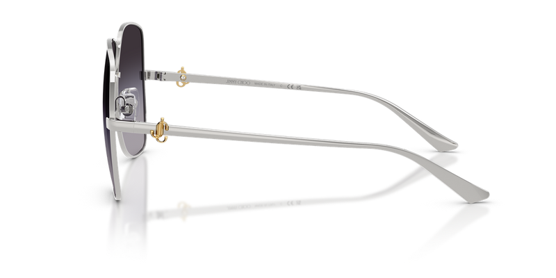 Jimmy Choo JC4030B in Silver - Back View