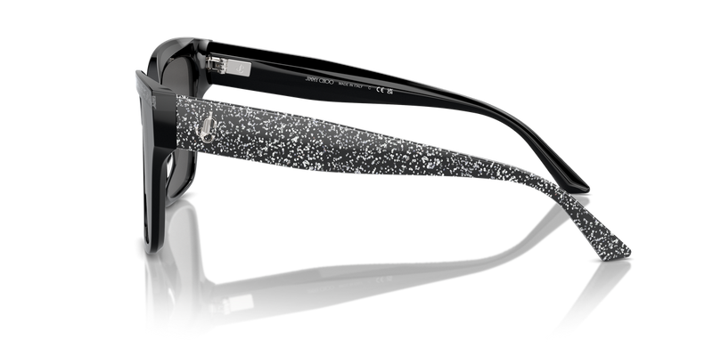 Jimmy Choo JC5003 in Black Glitter - Alternate View