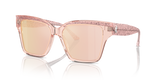 Transparent Pink Glitter / Pink Mirror Rose Gold (5039/Z)
