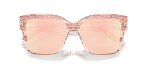 Transparent Pink Glitter / Pink Mirror Rose Gold (5039/Z)