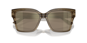 Transparent Brown Glitter / Light Brown Mirror Gold (50405A)